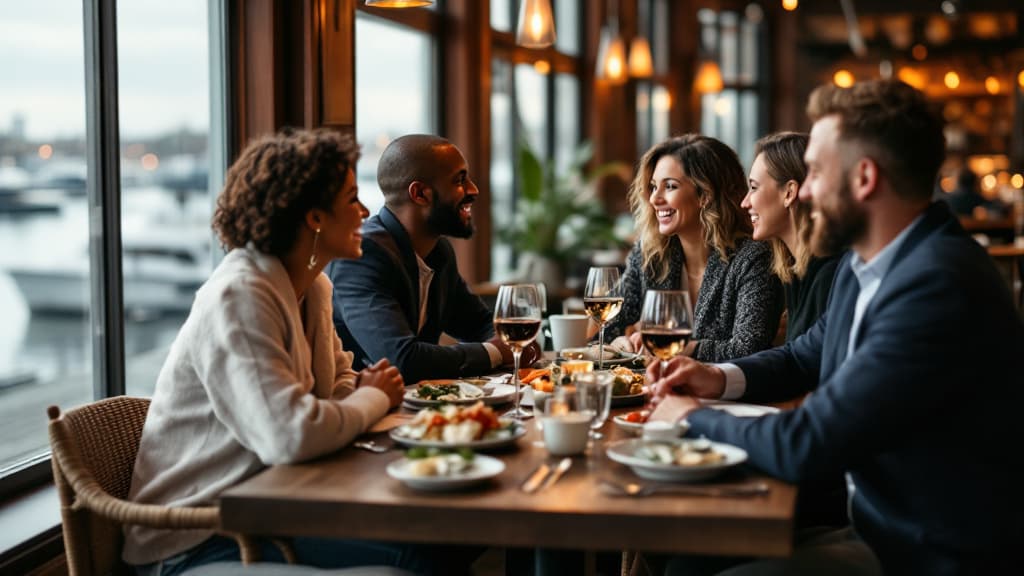 Fresh oysters and shareable plates during happy hour at Elliott's